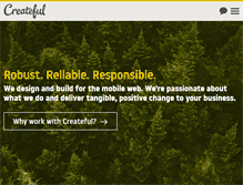 Tablet Screenshot of createful.com